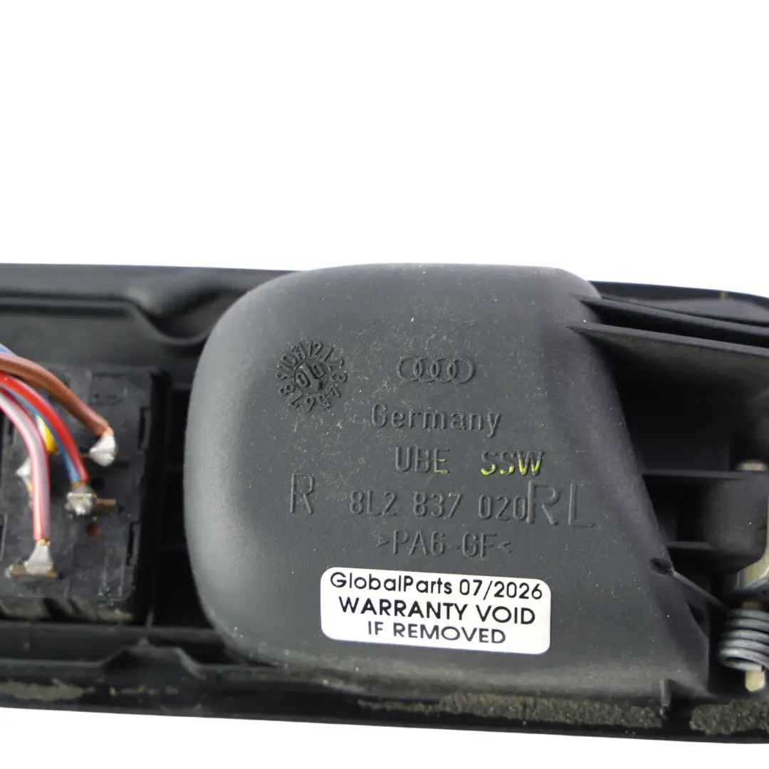 8L Actionneur Poignée Porte Intérieure Avant Droit pour Audi A3 à propos du numéro de pièce 8L2837020 Audi A3 8L Actionneur Poignée Porte Intérieure Avant Droit - SKU 8L2837020 - Numéro de pièce 8L2837020
