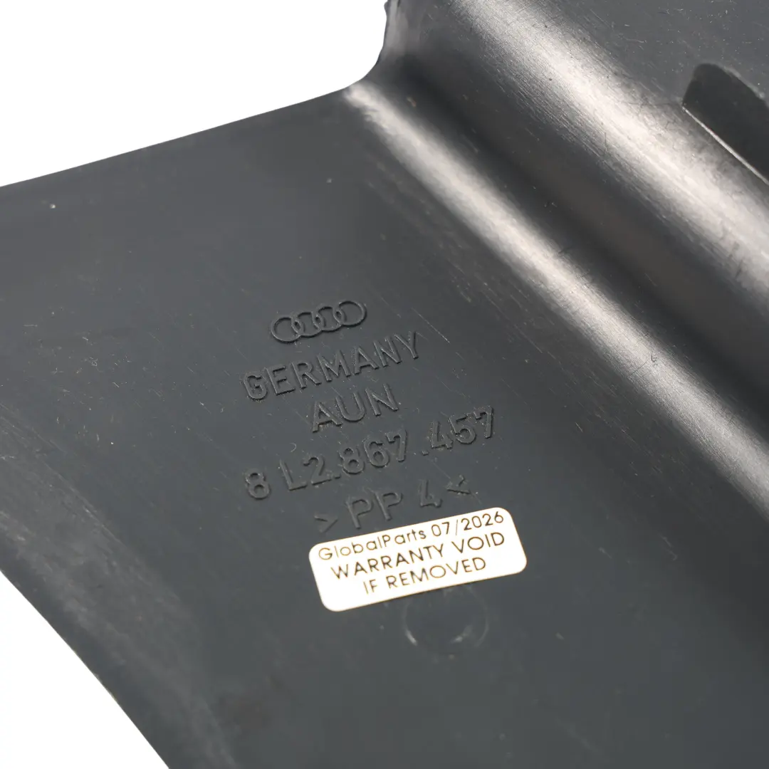 8L Rivestimento Montante A Inferiore Sinistro Nero per Audi A3 S3 con numero di parte 8L2867457 Audi A3 S3 8L Rivestimento Montante A Inferiore Sinistro Nero - SKU 8L2867457 - Numero di parte 8L2867457