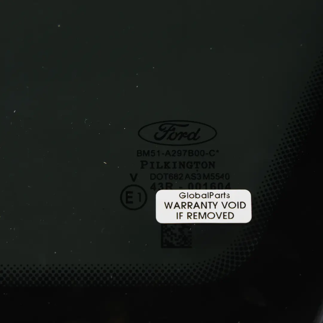 Ford Focus St-2 Mk3 Rear Side Quarter Window Glass Right O/S - SKU 8M51-A297B00-C - Part number 8M51-A297B00-C