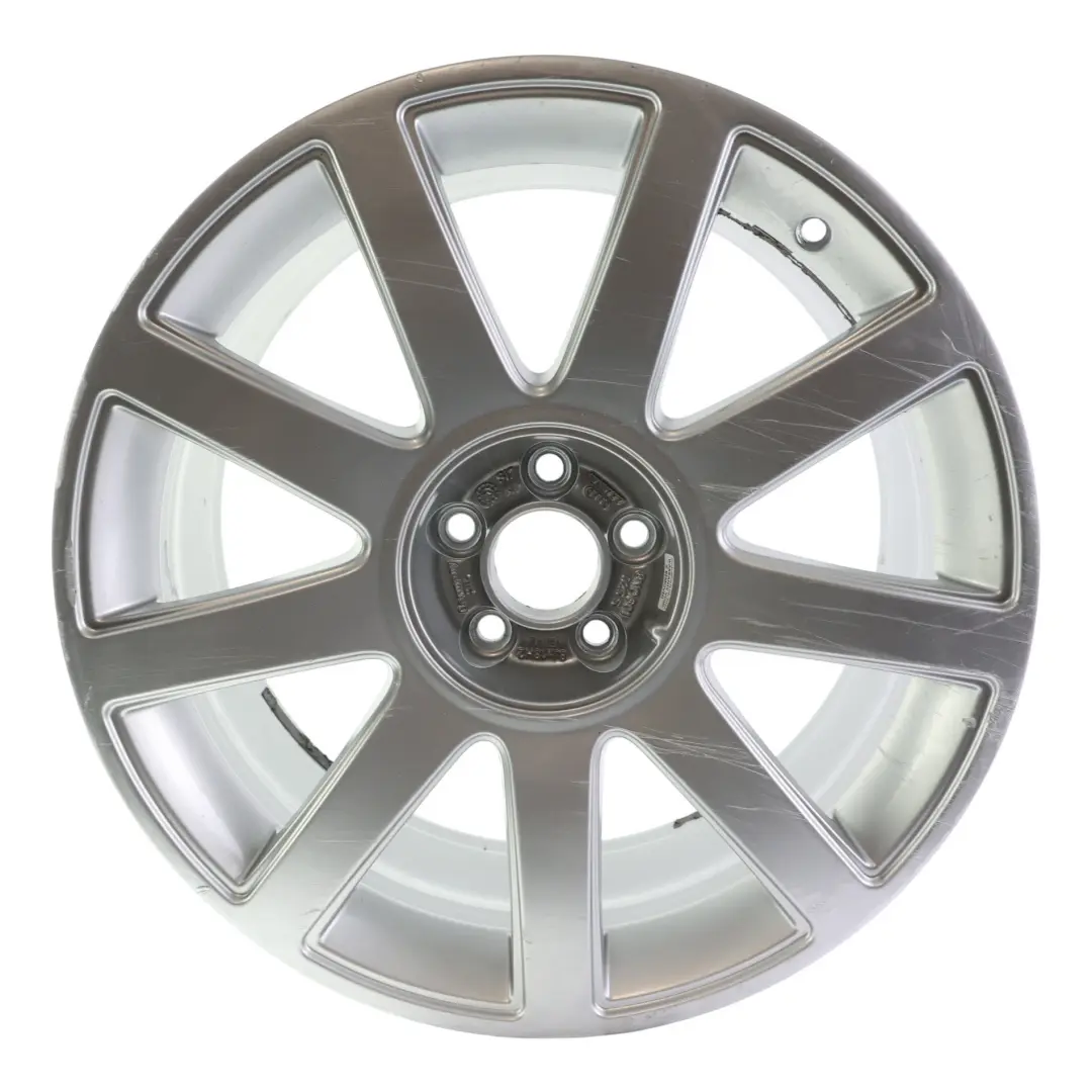 Audi TT 8N Jante En Alliage Argentée 18" 8J ET:33 9 Branches - SKU 8N0601025S-2 - Numéro de pièce 8N0601025S