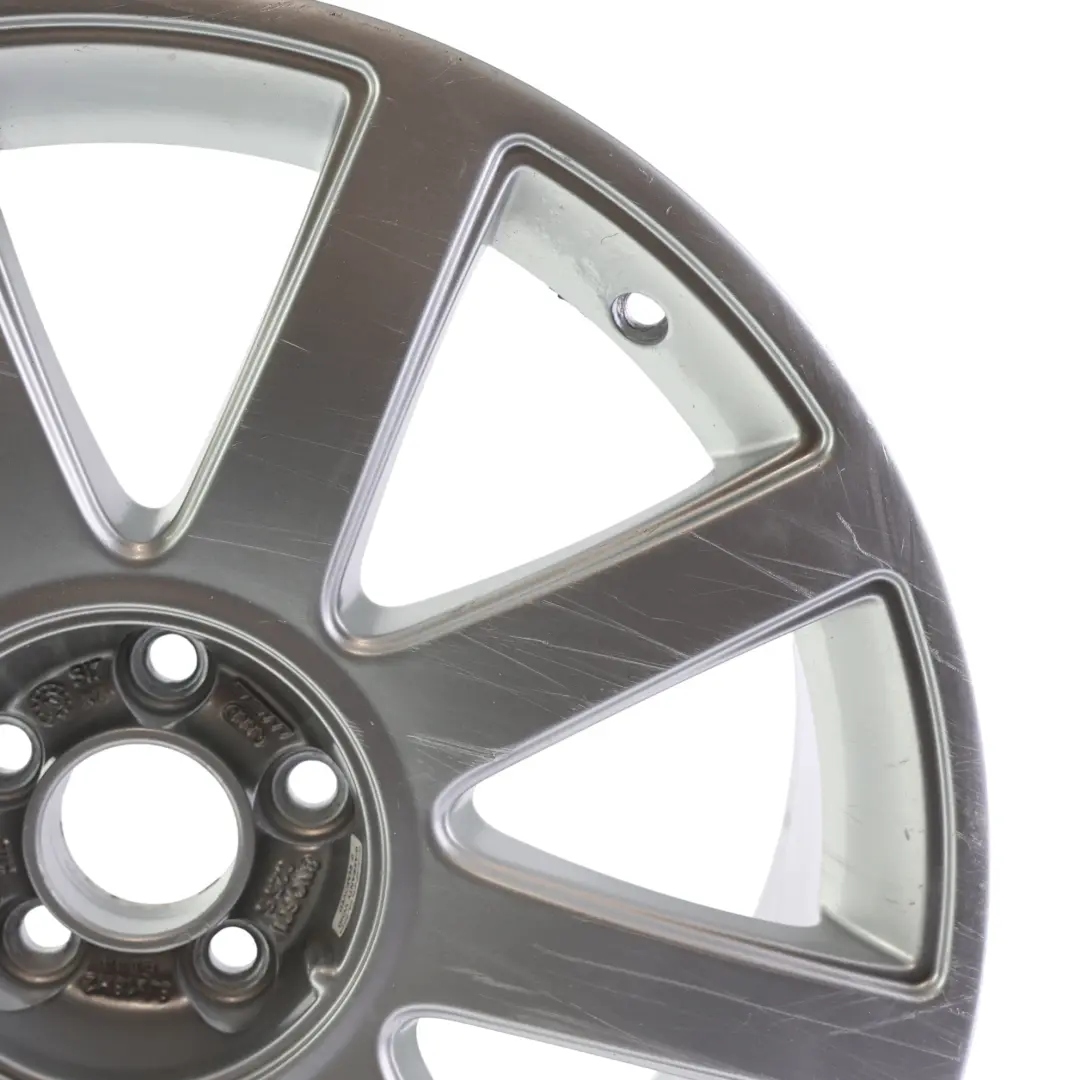 Audi TT 8N Jante En Alliage Argentée 18" 8J ET:33 9 Branches - SKU 8N0601025S-2 - Numéro de pièce 8N0601025S