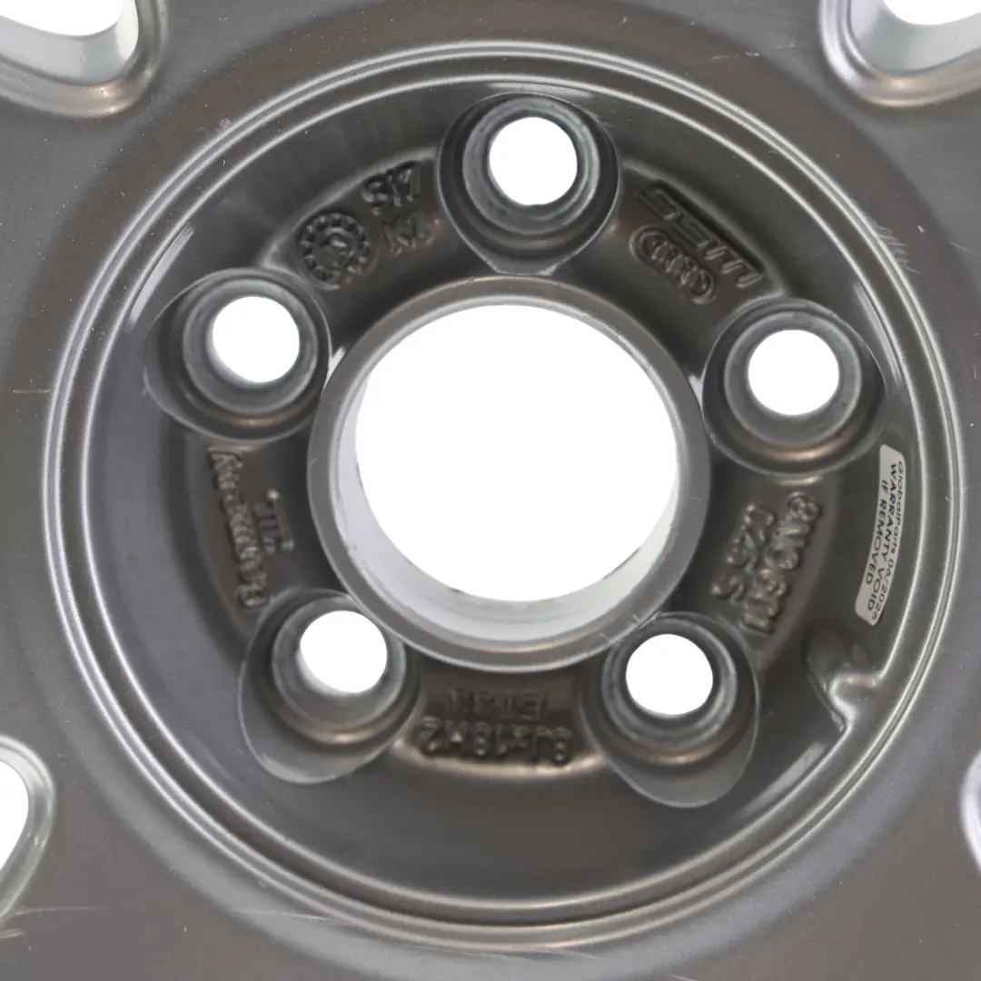Audi TT 8N Jante En Alliage Argentée 18" 8J ET:33 9 Branches - SKU 8N0601025S-2 - Numéro de pièce 8N0601025S