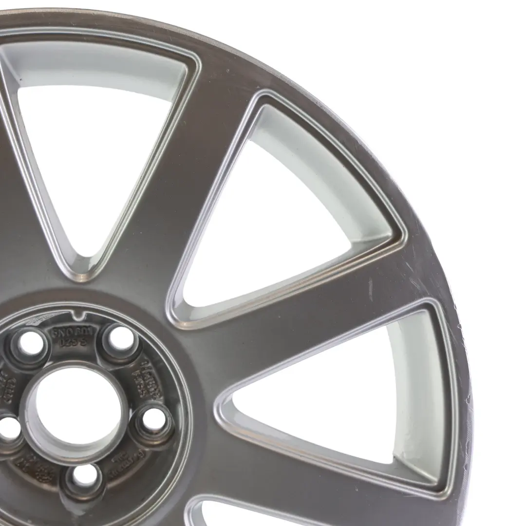 Mk1 8N Alloy Wheel Rim Silver 18" 8J ET:33 9-Spoke to Audi TT with Part number 8N0601025S Audi TT Mk1 8N Alloy Wheel Rim Silver 18" 8J ET:33 9-Spoke - SKU 8N0601025S-3 - Part number 8N0601025S