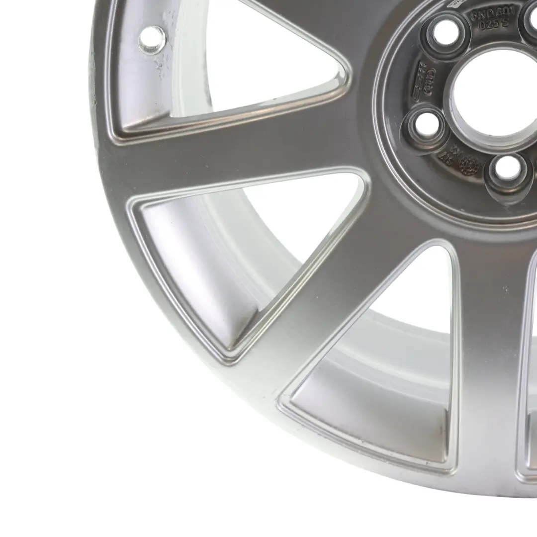 Mk1 8N Alloy Wheel Rim Silver 18" 8J ET:33 9-Spoke to Audi TT with Part number 8N0601025S Audi TT Mk1 8N Alloy Wheel Rim Silver 18" 8J ET:33 9-Spoke - SKU 8N0601025S-3 - Part number 8N0601025S