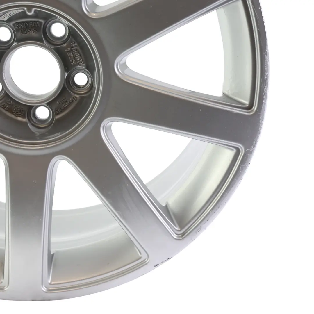 Mk1 8N Alloy Wheel Rim Silver 18" 8J ET:33 9-Spoke to Audi TT with Part number 8N0601025S Audi TT Mk1 8N Alloy Wheel Rim Silver 18" 8J ET:33 9-Spoke - SKU 8N0601025S-3 - Part number 8N0601025S