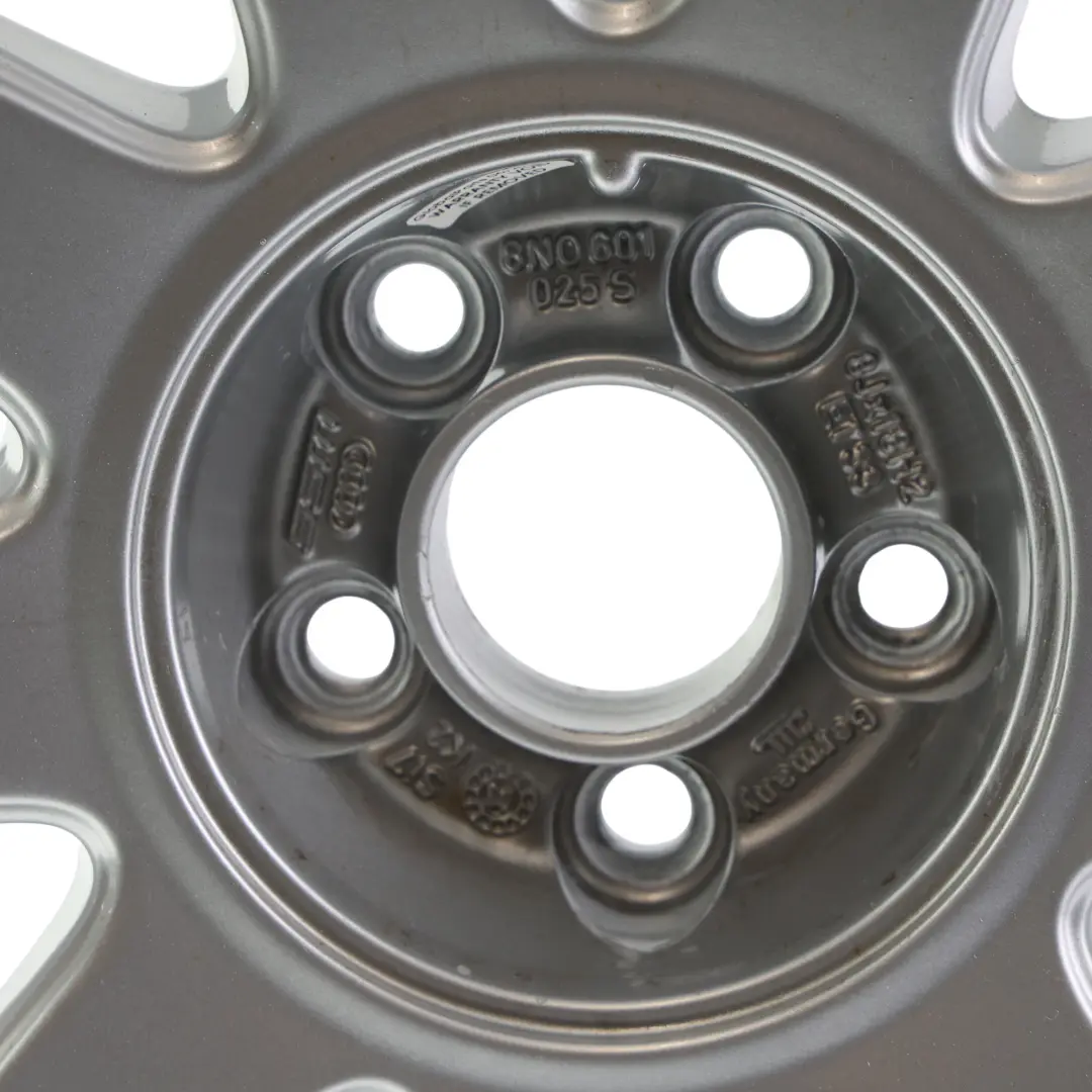 Mk1 8N Alloy Wheel Rim Silver 18" 8J ET:33 9-Spoke to Audi TT with Part number 8N0601025S Audi TT Mk1 8N Alloy Wheel Rim Silver 18" 8J ET:33 9-Spoke - SKU 8N0601025S-3 - Part number 8N0601025S