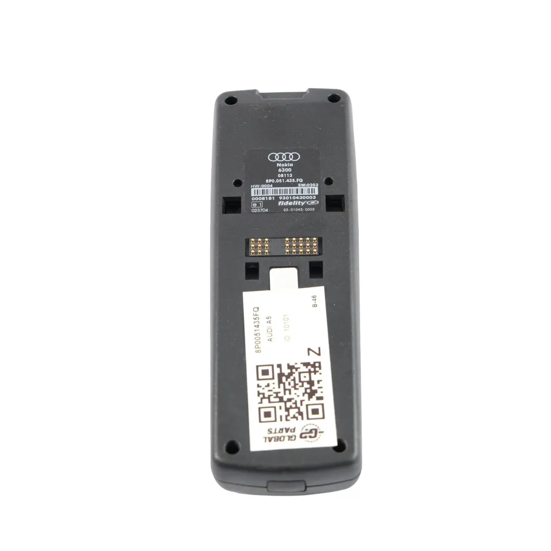 Audi A5 8T Supporto Telefono Interno Vassoio Stazione Connessione - SKU 8P0051435FQ - Numero di parte 8P0051435FQ