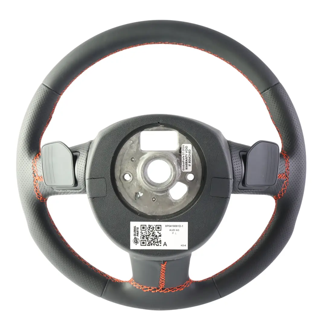 Audi A3 8P Volante S-Line NUEVO Cuero Negro Palanca de Cambio - SKU 8P0419091D-1 - Número de pieza 8P0419091D