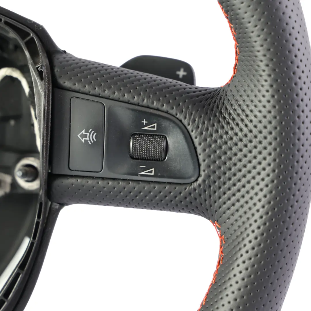 NUEVO Cuero Negro Palanca de Cambio para Audi A3 8P Volante S-Line con número de pieza 8P0419091D Audi A3 8P Volante S-Line NUEVO Cuero Negro Palanca de Cambio - SKU 8P0419091D-1 - Número de pieza 8P0419091D