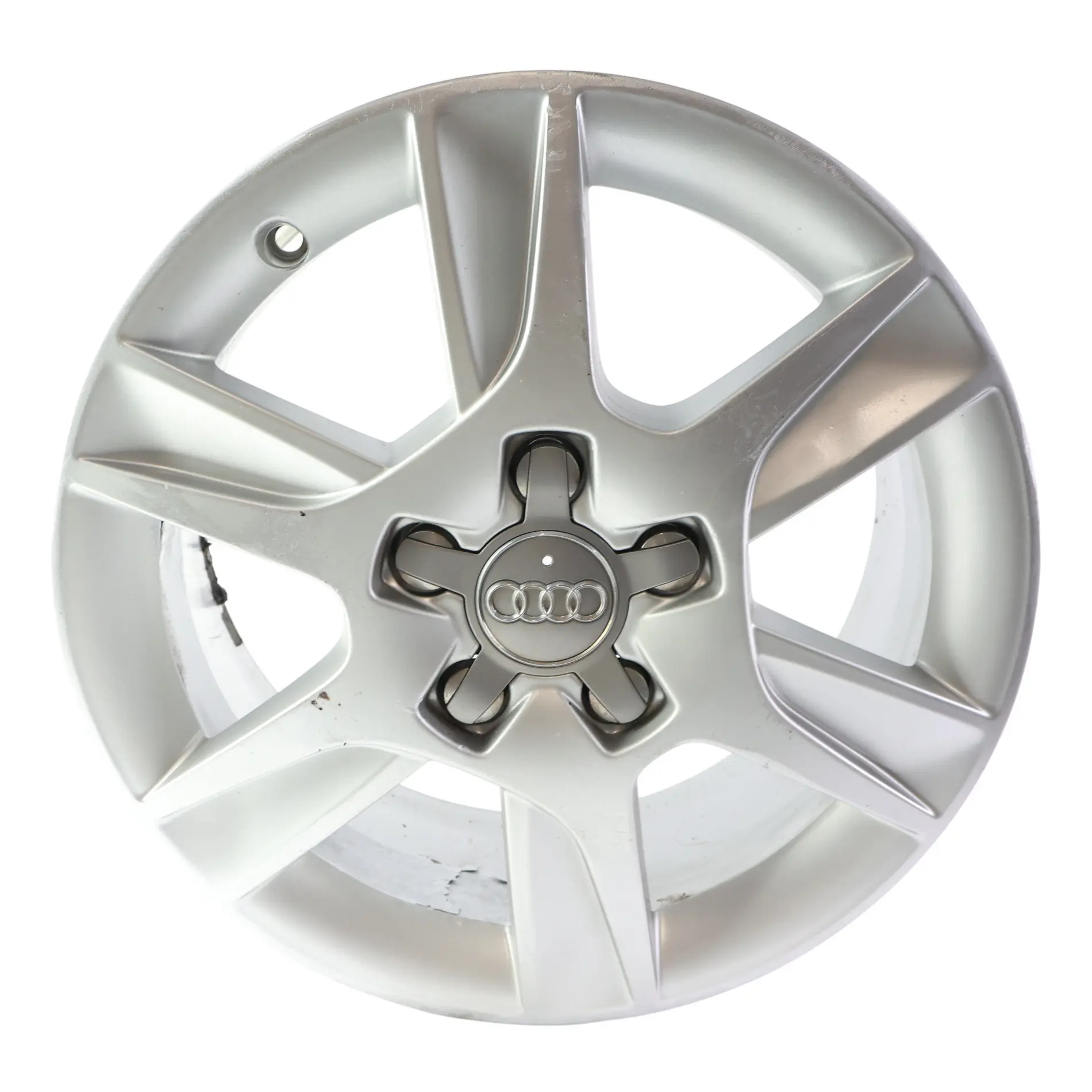 Audi A3 8P Silver Wheel Alloy Rim 16" 6,5J ET:50 6-Spoke 8P0601025AN