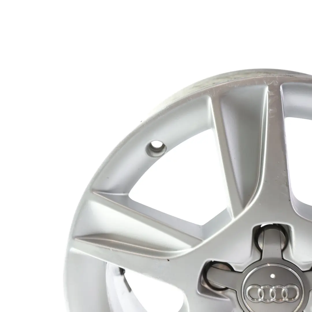 Audi A3 8P Silver Wheel Alloy Rim 16" 6,5J ET:50 6-Spoke - SKU 8P0601025AN-3 - Part number 8P0601025AN