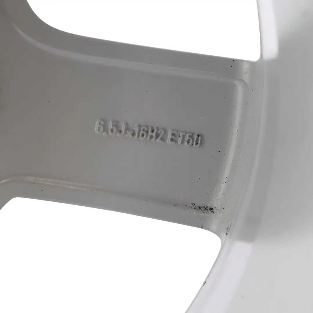 Audi A3 8P Silver Wheel Alloy Rim 16" 6,5J ET:50 6-Spoke - SKU 8P0601025AN-4 - Part number 8P0601025AN