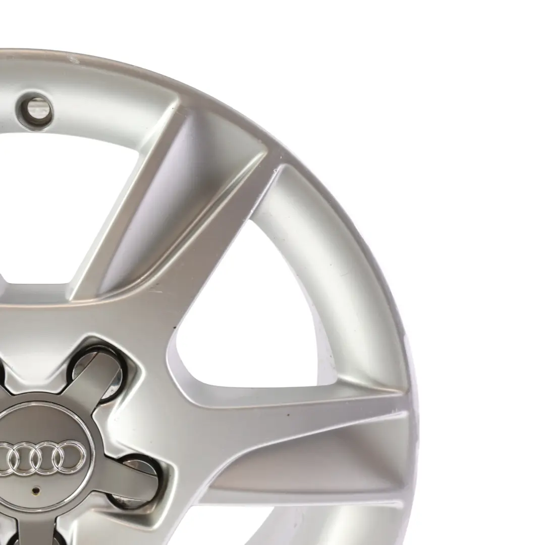 Audi A3 8P Silver Wheel Alloy Rim 16" 6,5J ET:50 6-Spoke - SKU 8P0601025AN-4 - Part number 8P0601025AN