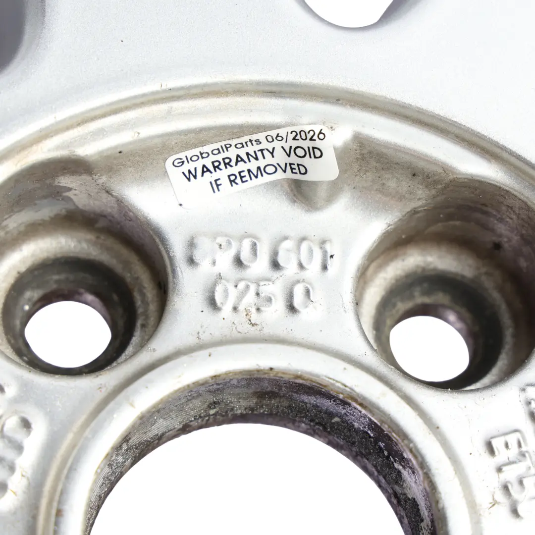 Alloy Wheel Rim Silver 17" 7.5J ET:56 to Audi A3 S3 8P with Part number 8P0601025Q Audi A3 S3 8P Alloy Wheel Rim Silver 17" 7.5J ET:56 - SKU 8P0601025Q-1 - Part number 8P0601025Q