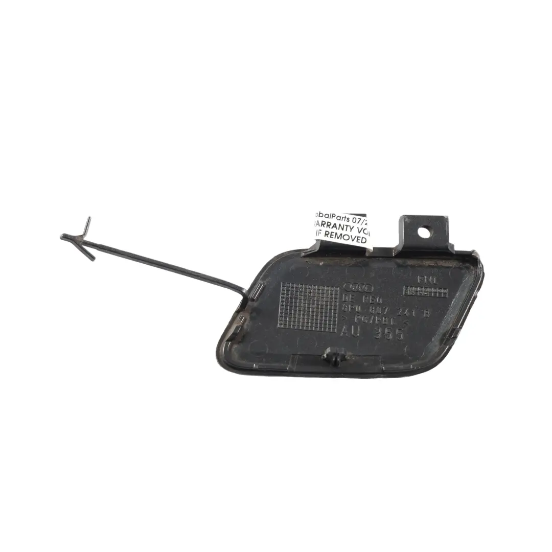 Front Bumper Tow Eye Hook Cover Cap Condor Grey - Y7E to Audi A3 E 104 T with Part number 8P0807241B Audi A3 E 104 T Front Bumper Tow Eye Hook Cover Cap Condor Grey - Y7E - SKU 8P0807241B-CGR - Part number 8P0807241B