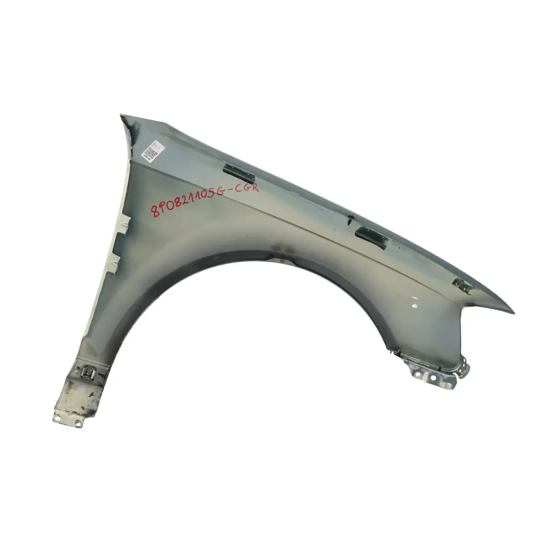 Błotnik Przedni Lewy Condor Grey Szary Metalik - Y7E do Audi A3 8P o numerze 8P0821105G Audi A3 8P Błotnik Przedni Lewy Condor Grey Szary Metalik - Y7E - SKU 8P0821105G-CGR - Numer Części 8P0821105G