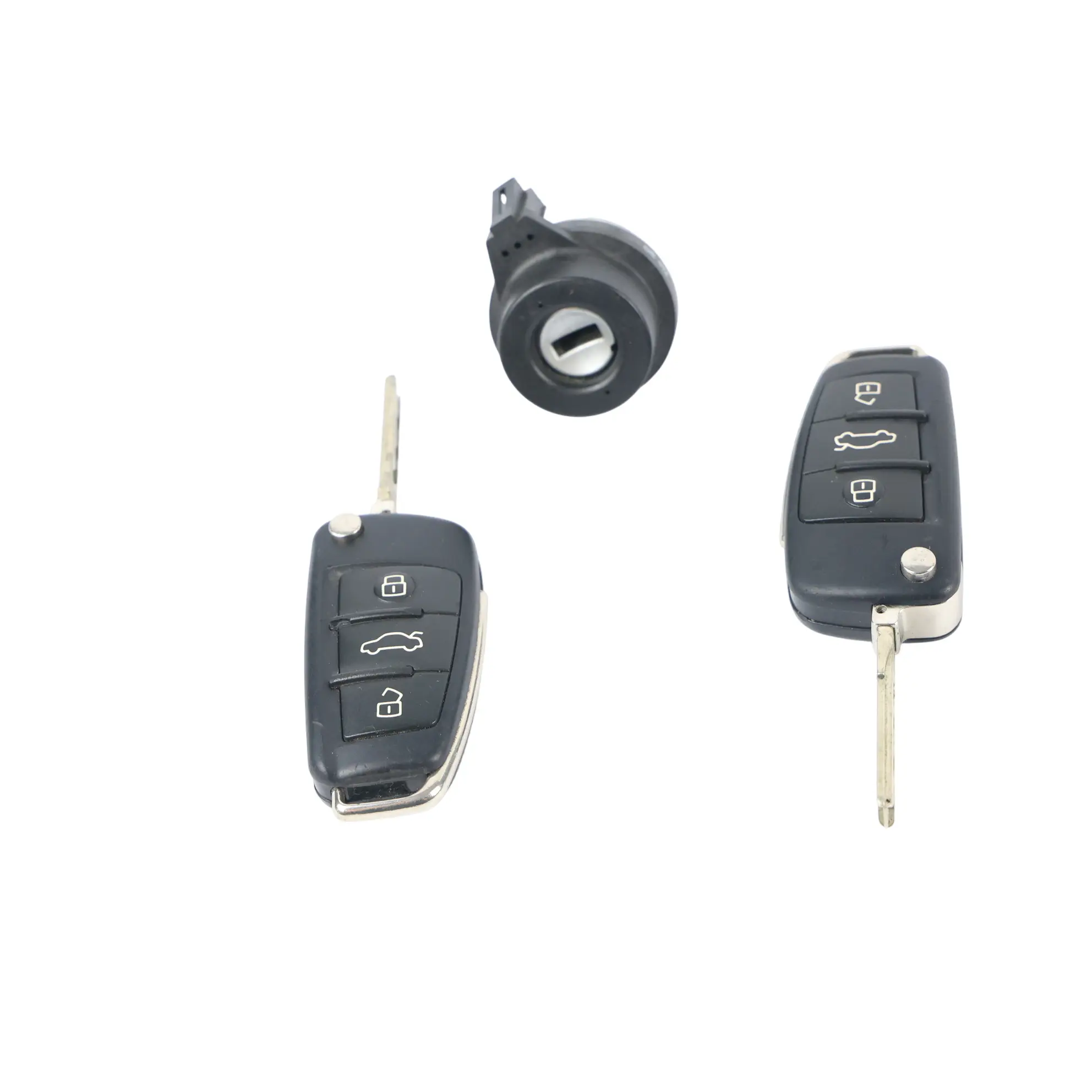 Audi A3 S3 8P Control Remoto Llave Plegable Botón Cilindro 8P0837220D