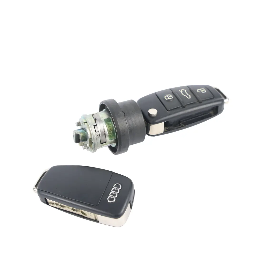 Audi A3 S3 8P Télécommande Clé Pliante Bouton Cylindre Serrure - SKU 8P0837220D-2 - Numéro de pièce 8P0837220D