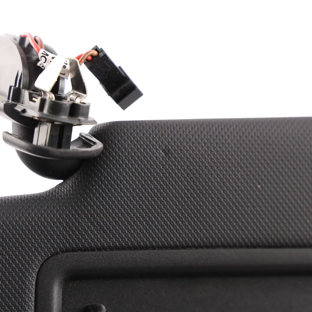 Audi A3 8P Sun Visor Cover Sunvisor Left N/S Visor Mirror Black E - SKU 8P0857551A-3 - Part number 8P0857551A