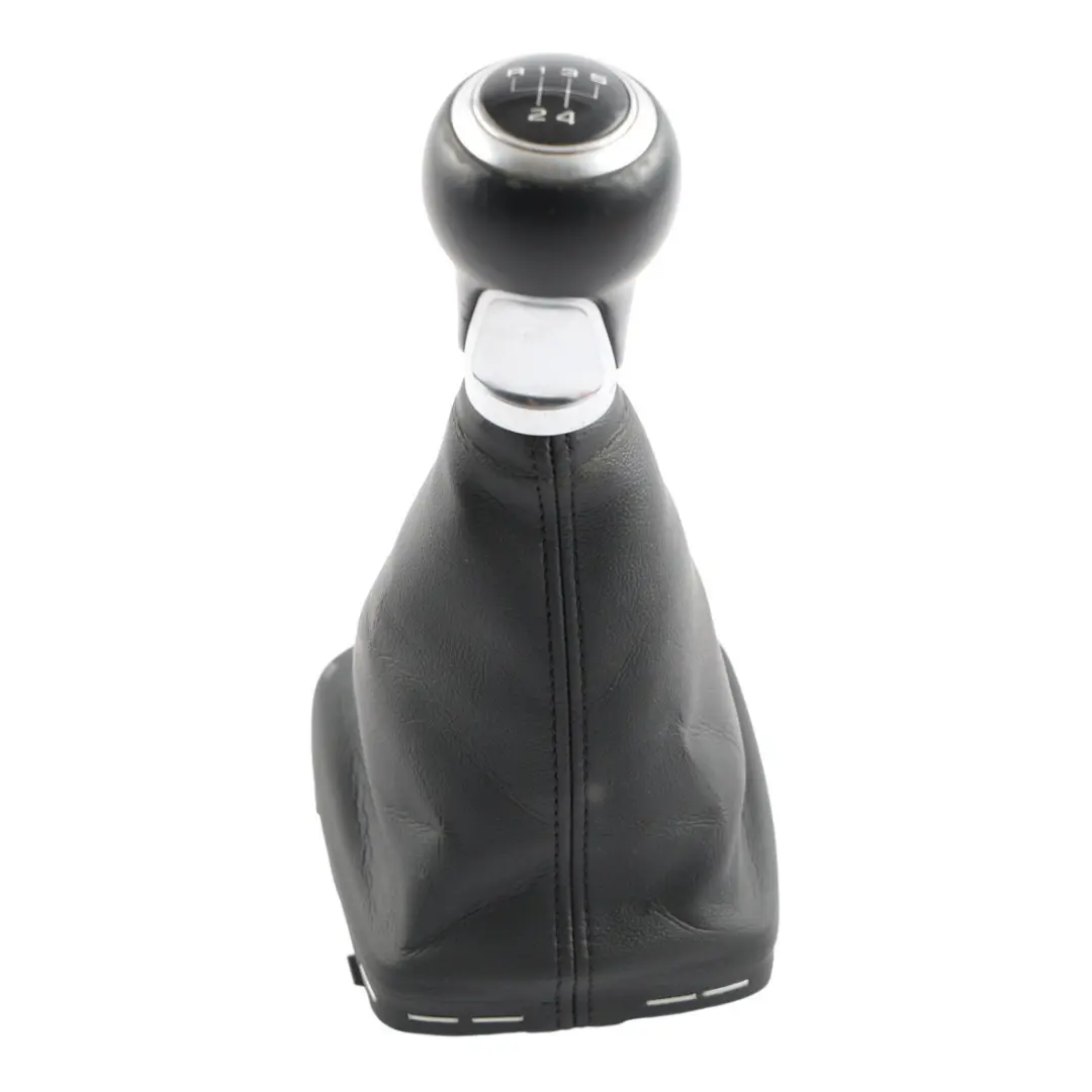 Audi A1 8X Gear Shifter Stick Selector Knob Manual 6 Speed Leather - SKU 8P0863279A - Part number 8P0863279A
