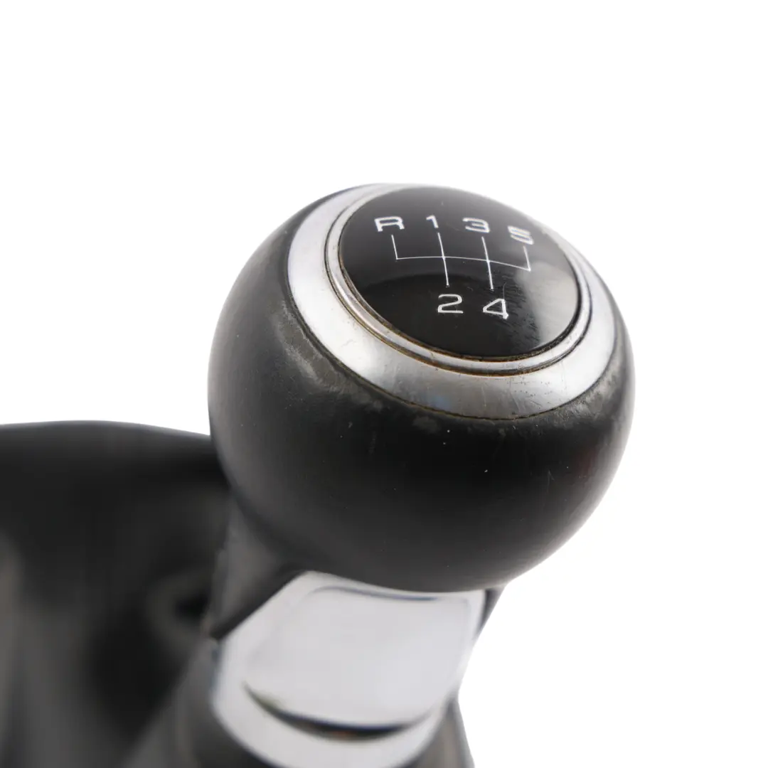 Audi A1 8X Gear Shifter Stick Selector Knob Manual 6 Speed Leather - SKU 8P0863279A - Part number 8P0863279A