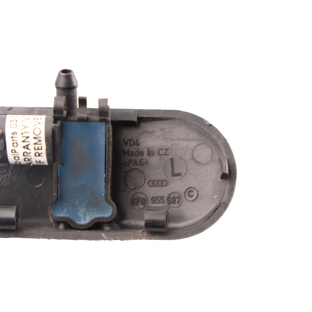 Windscreen Washer Jet Nozzle Spray Front Left N/S to Audi A3 8P A5 with Part number 8P0955987C Audi A3 8P A5 Windscreen Washer Jet Nozzle Spray Front Left N/S - SKU 8P0955987C-1 - Part number 8P0955987C