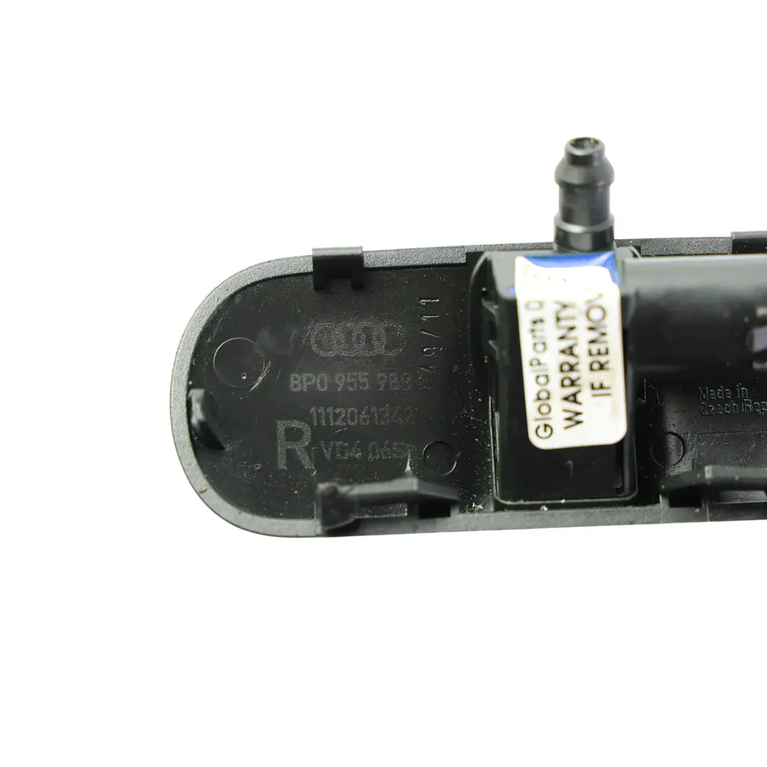 Audi A3 8P Boquilla Lavaparabrisas Delantera Derecha - SKU 8P0955988E - Número de pieza 8P0955988E