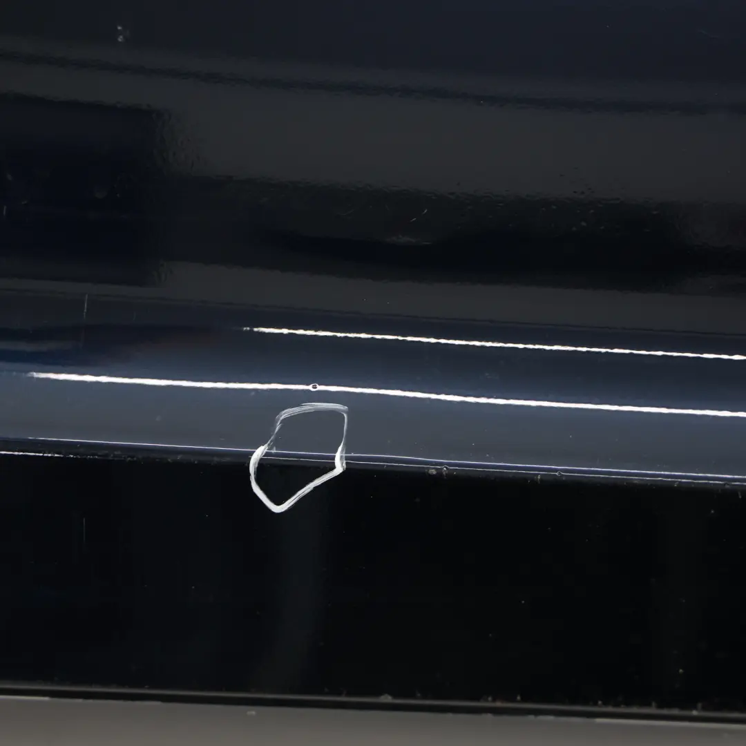 Bumper Trim Panel Covering 3-Door Version Ocean Blue Pearl - Z5A to Audi A3 8P Rear with Part number 8P3807303D Audi A3 8P Rear Bumper Trim Panel Covering 3-Door Version Ocean Blue Pearl - Z5A - SKU 8P3807303D-OBL - Part number 8P3807303D