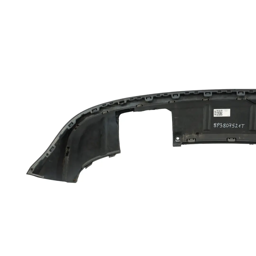 Audi A3 S3 8P Dyfuzor Dokładka Zderzaka Tylnego - SKU 8P3807521T - Numer Części 8P3807521T