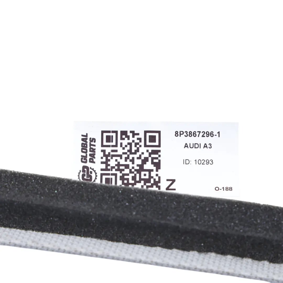3Dr Moldura Pilar C Trasero Panel Derecho Gris para Audi A3 S3 8P con número de pieza 8P3867296 Audi A3 S3 8P 3Dr Moldura Pilar C Trasero Panel Derecho Gris - SKU 8P3867296-1 - Número de pieza 8P3867296