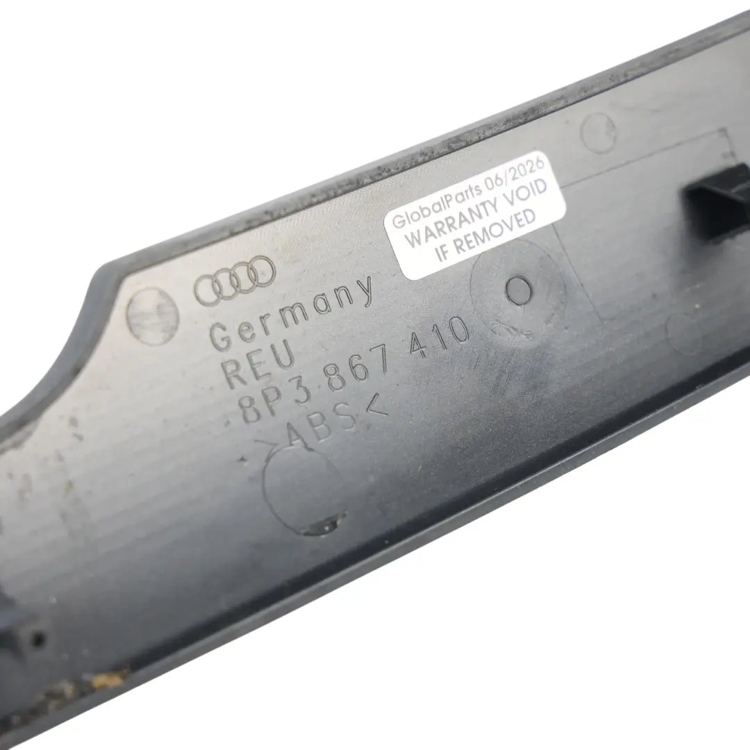 Portes Panneau Garniture Intérieure Porte Droite pour Audi A3 S3 8P 3 à propos du numéro de pièce 8P3867410K Audi A3 S3 8P 3 Portes Panneau Garniture Intérieure Porte Droite - SKU 8P3867410K - Numéro de pièce 8P3867410K