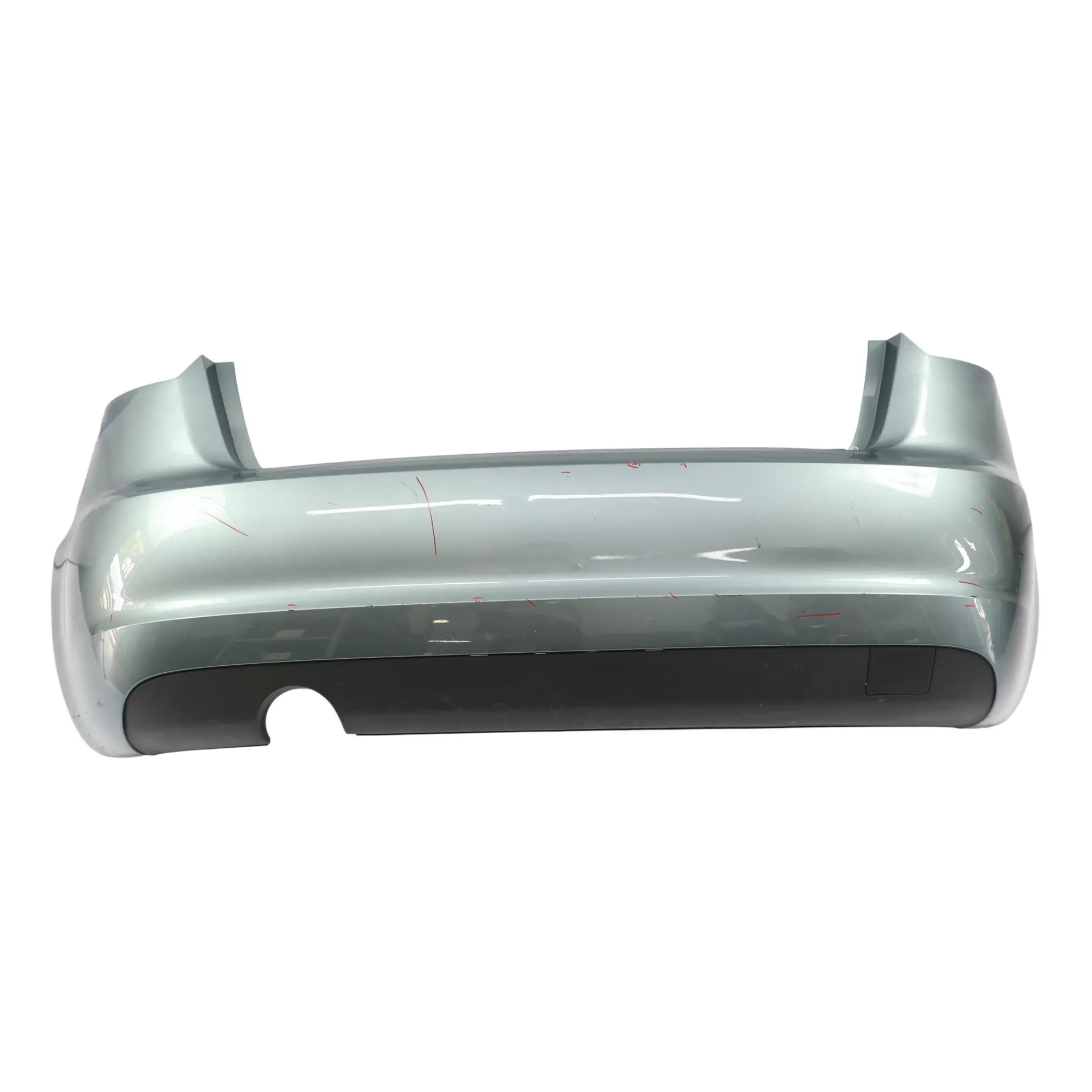 Audi A3 8P Sportback Rear Bumper Trim Panel Condor Grey Metallic - Y7E