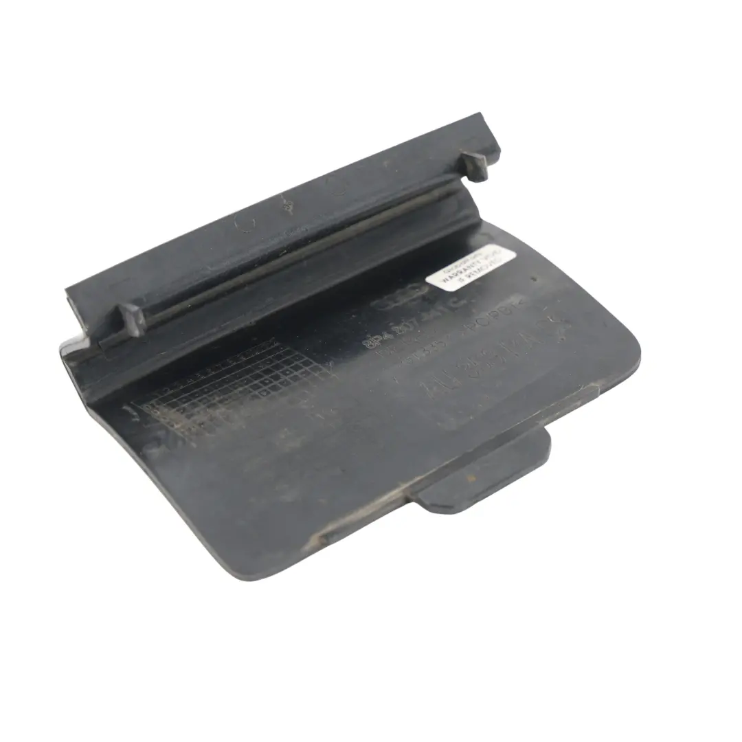Towing Eye Cover Rear Bumper Trim Platinum Grey to Audi A3 S3 8P with Part number 8P4807441C Audi A3 S3 8P Towing Eye Cover Rear Bumper Trim Platinum Grey - SKU 8P4807441C - Part number 8P4807441C