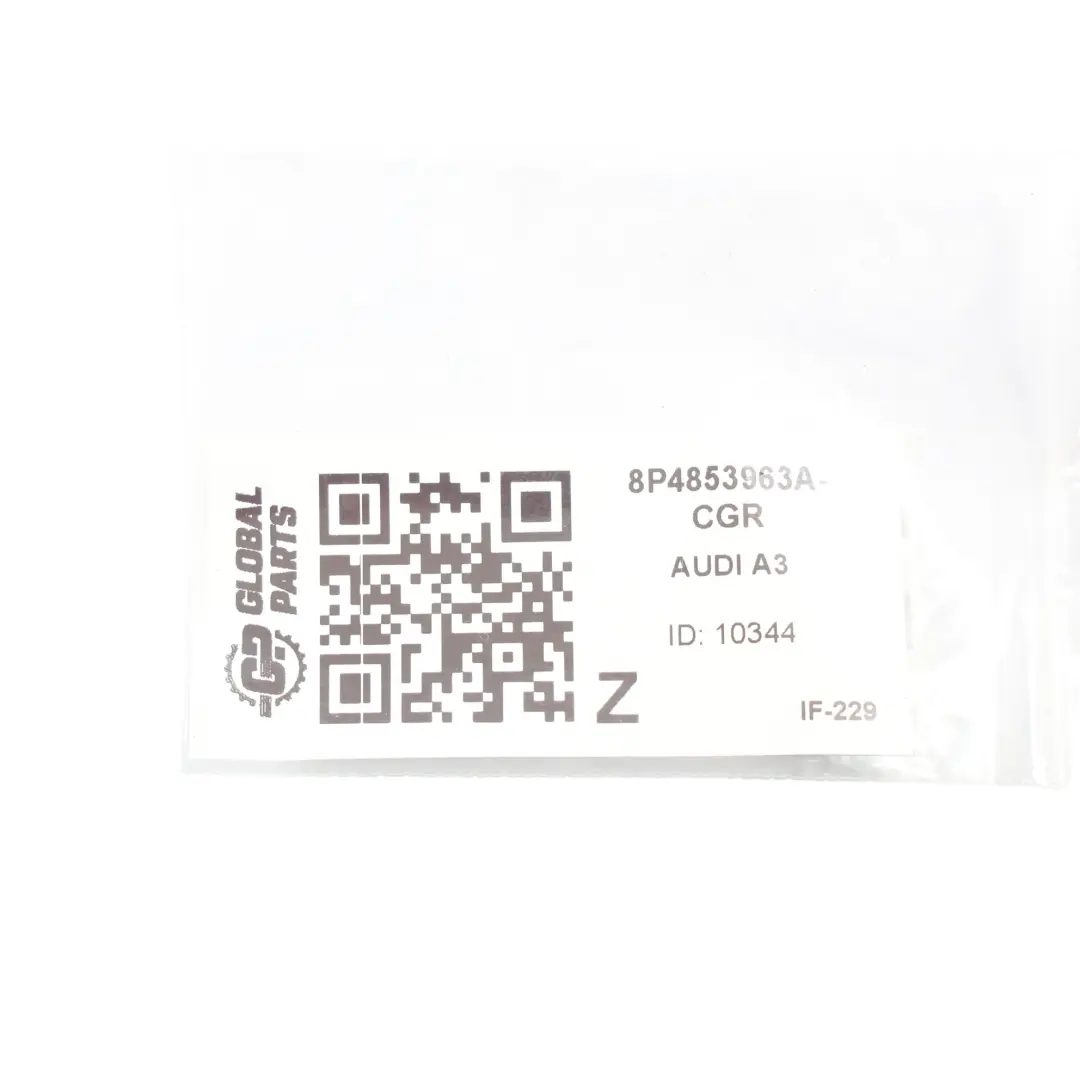 Modanatura Battitacco Porta Posteriore Sinistra Grigio Condor Y7E per Audi A3 8P con numero di parte 8P4853963A Audi A3 8P Modanatura Battitacco Porta Posteriore Sinistra Grigio Condor Y7E - SKU 8P4853963A-CGR - Numero di parte 8P4853963A