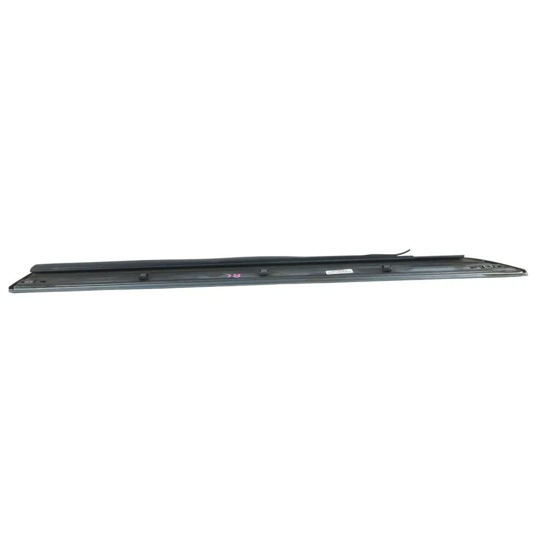 Door Trim Moulding Strip Left N/S Condor Grey Metallic - Y7E to Audi A3 8P Rear with Part number 8P4853963B Audi A3 8P Rear Door Trim Moulding Strip Left N/S Condor Grey Metallic - Y7E - SKU 8P4853963B-CGR - Part number 8P4853963B