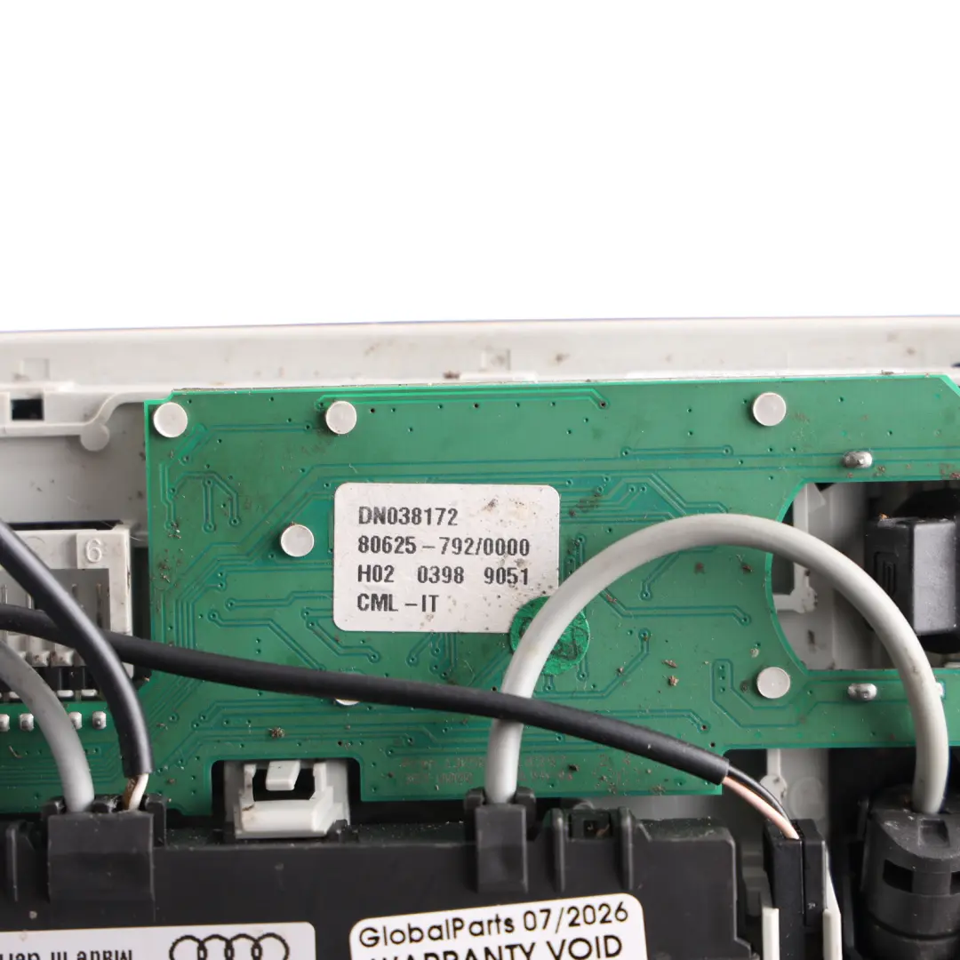 Audi A3 8P A5 8T Convertible Interior Light Switch Panel - SKU 8P7951177 - Part number 8P7951177