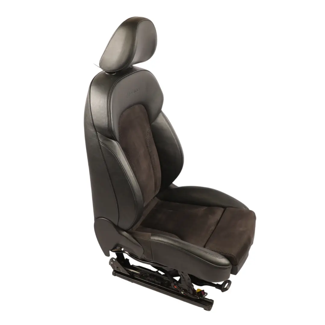 Front Sport Seat S-Line Left N/S Black Leather Alcantara to Audi Q5 8R with Part number 8R0881805 Audi Q5 8R Front Sport Seat S-Line Left N/S Black Leather Alcantara - SKU 8R0881805-1 - Part number 8R0881805