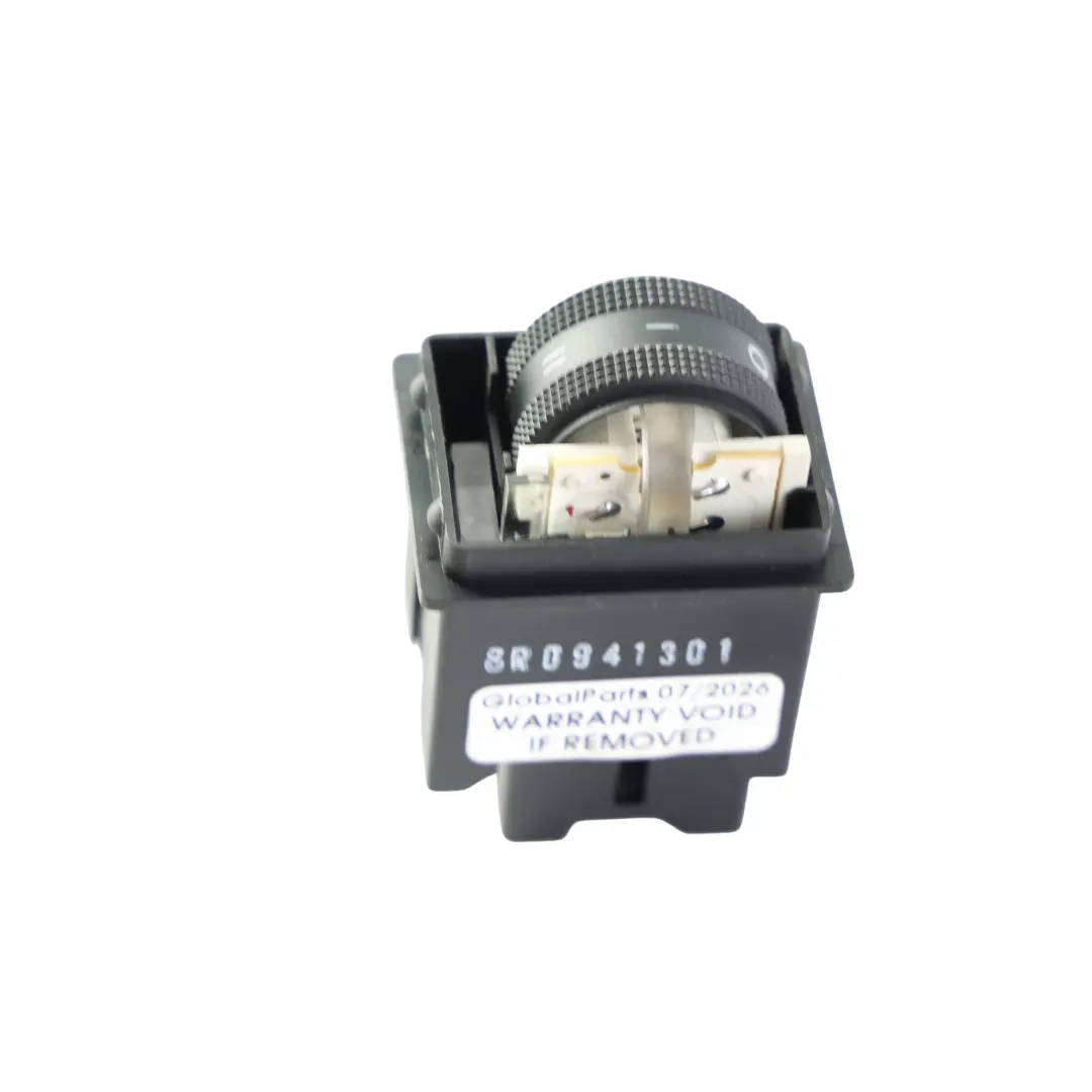 Botón Interruptor Control Nivel Alcance Faro para Audi Q5 8R con número de pieza 8R0941301 Audi Q5 8R Botón Interruptor Control Nivel Alcance Faro - SKU 8R0941301 - Número de pieza 8R0941301