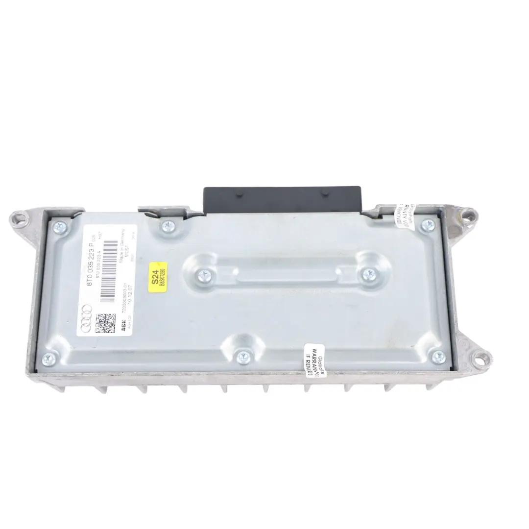 Stereo Sound System Amplifier Module Unit ECU to Audi A4 S4 8T A5 S5 8T with Part number 8T0035223P Audi A4 S4 8T A5 S5 8T Stereo Sound System Amplifier Module Unit ECU - SKU 8T0035223P - Part number 8T0035223P