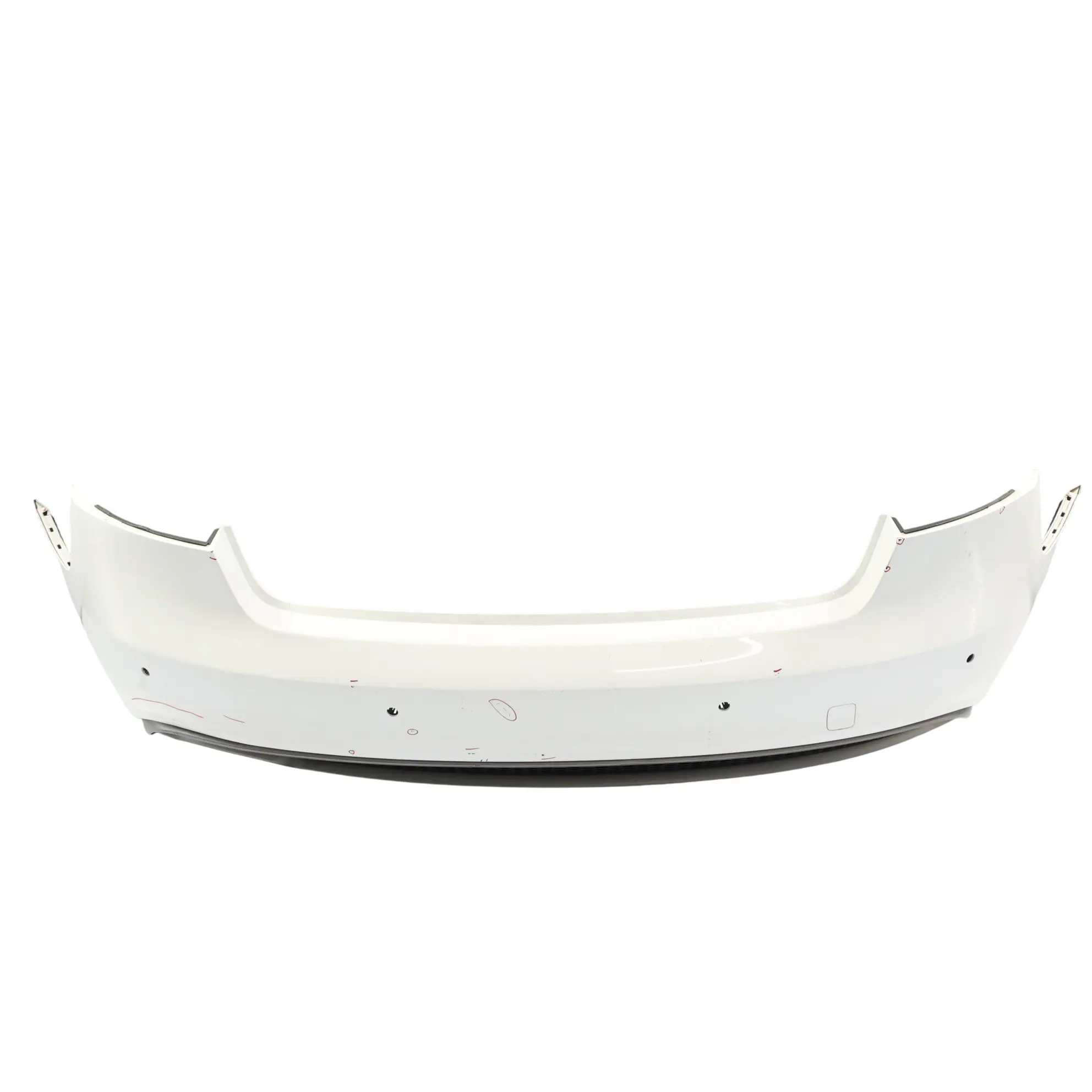 Audi A5 8T Rear Bumper Trim Panel Covering Ibis White - Y9C