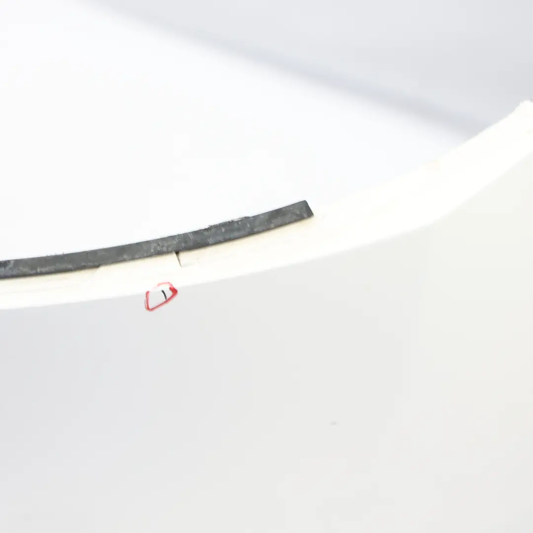 Audi A5 8T Rear Bumper Trim Panel Covering Ibis White - Y9C - SKU 8T0807067D-IWH - Part number 8T0807067D