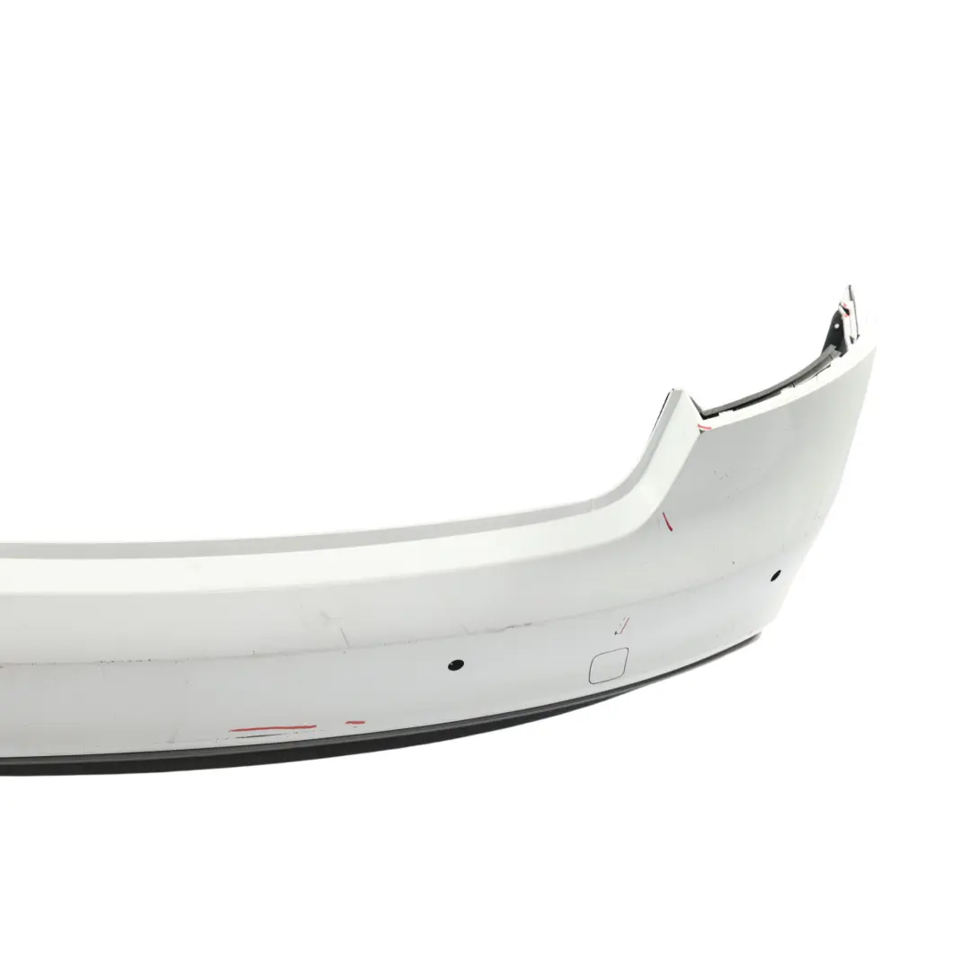 Bumper Trim Panel Covering Glacier White Pearl - S9R to Audi A5 8T Rear with Part number 8T0807067D Audi A5 8T Rear Bumper Trim Panel Covering Glacier White Pearl - S9R - SKU 8T0807067D-MGW - Part number 8T0807067D