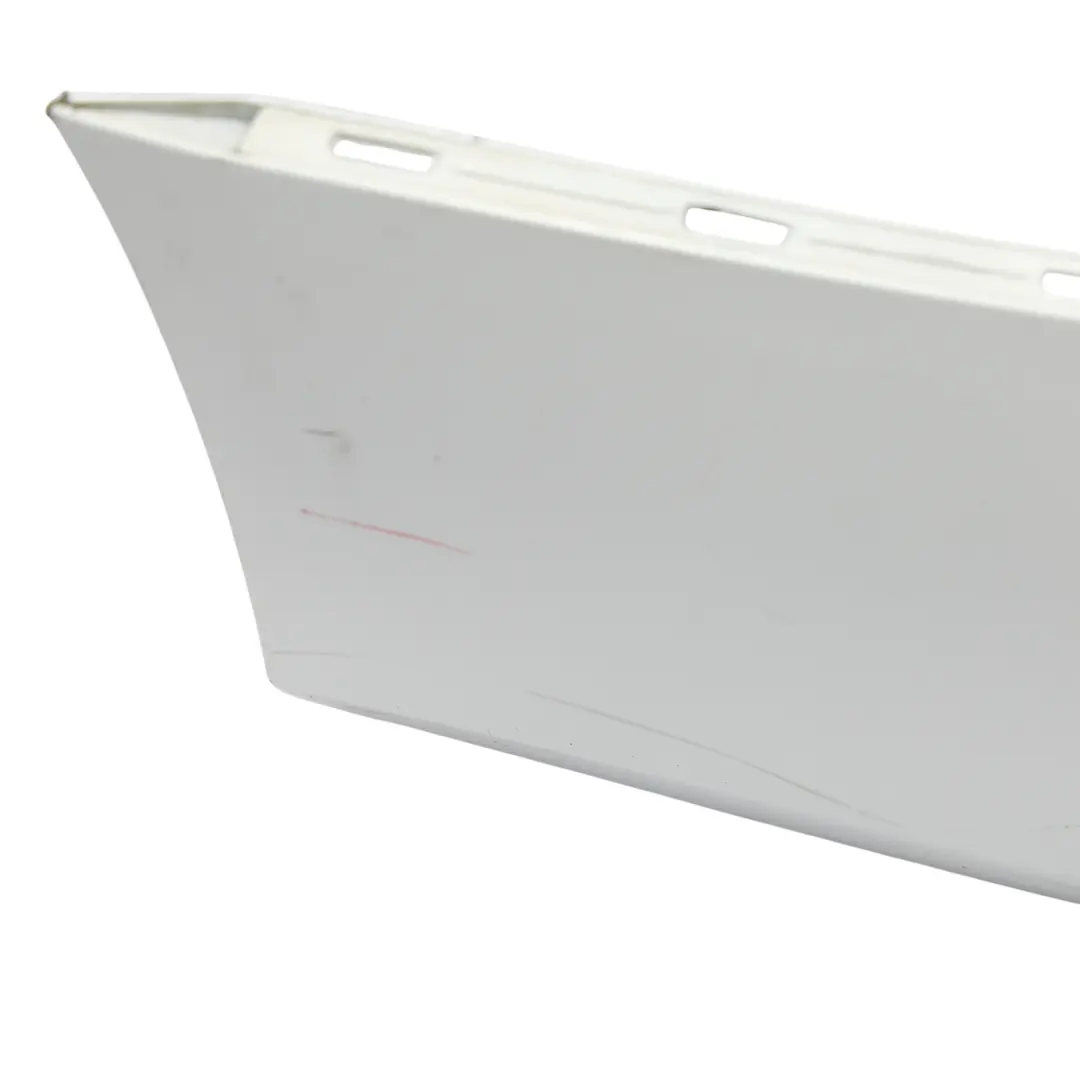 Bumper Trim Panel Covering Glacier White Pearl - S9R to Audi A5 8T Rear with Part number 8T0807067D Audi A5 8T Rear Bumper Trim Panel Covering Glacier White Pearl - S9R - SKU 8T0807067D-MGW - Part number 8T0807067D