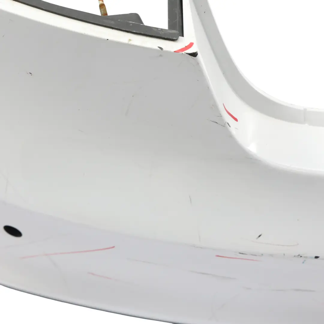 Audi A5 8T Rear Bumper Trim Panel Covering Glacier White Pearl - S9R - SKU 8T0807067D-MGW - Part number 8T0807067D