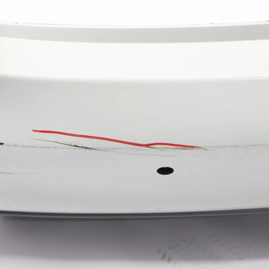 Audi A5 8T Rear Bumper Trim Panel Covering Glacier White Pearl - S9R - SKU 8T0807067D-MGW - Part number 8T0807067D