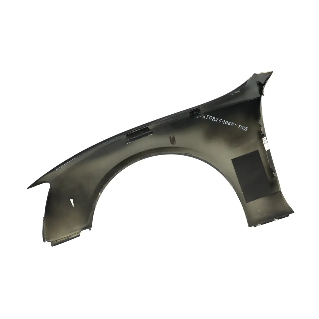 Side Panel Front Right O/S Wing Fender Phantom Black - Z9Y to Audi A5 8T with Part number 8T0821106H Audi A5 8T Side Panel Front Right O/S Wing Fender Phantom Black - Z9Y - SKU 8T0821106H-PHB - Part number 8T0821106H