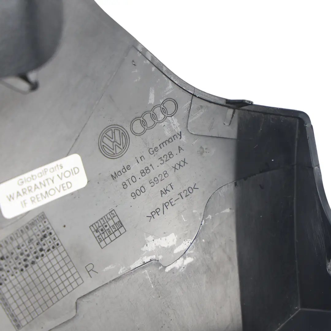 Volkswagen Touareg 7P Cappuccio Schienale Sedile Anteriore Destra - SKU 8T0881328A-1 - Numero di parte 8T0881328A