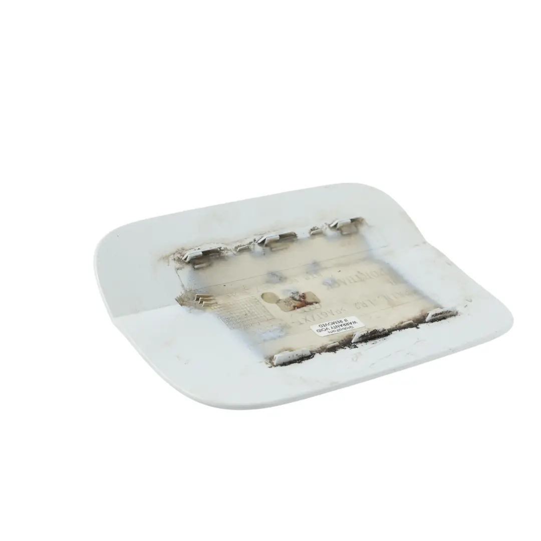 Audi A5 8T Fuel Filler Flap Tank Cap Cover Ibis White - Y9C - SKU 8T8809907-IWH - Part number 8T8809907