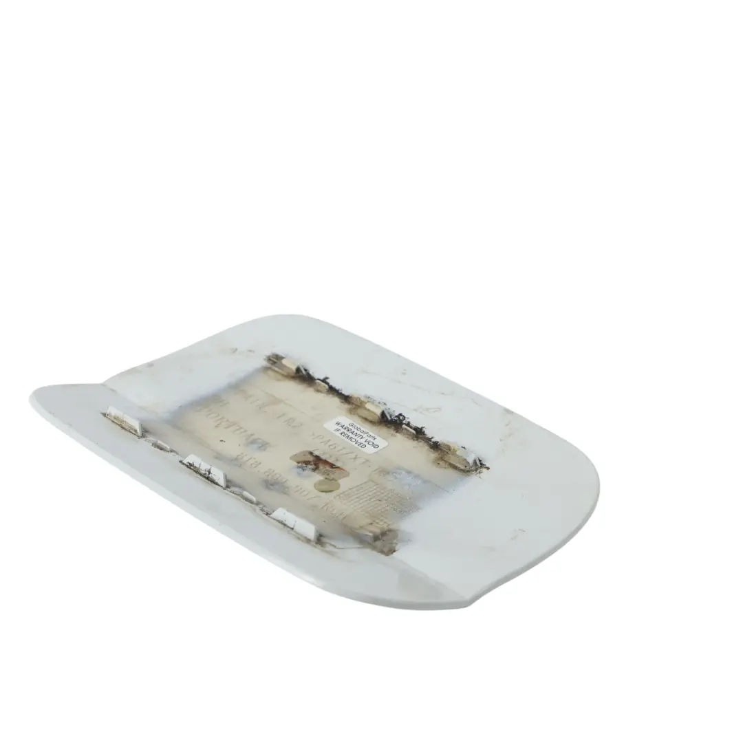 Audi A5 8T Fuel Filler Flap Tank Cap Cover Ibis White - Y9C - SKU 8T8809907-IWH - Part number 8T8809907