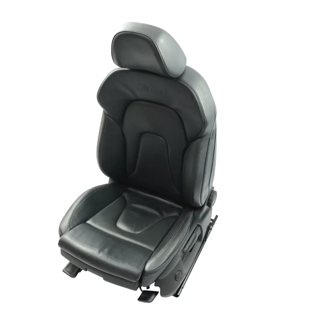 Audi A5 8T Sportback Fotel Przedni Lewy Podgrzewany S-Line Czarna Skóra - SKU 8T8881805D-1 - Numer Części 8T8881805D